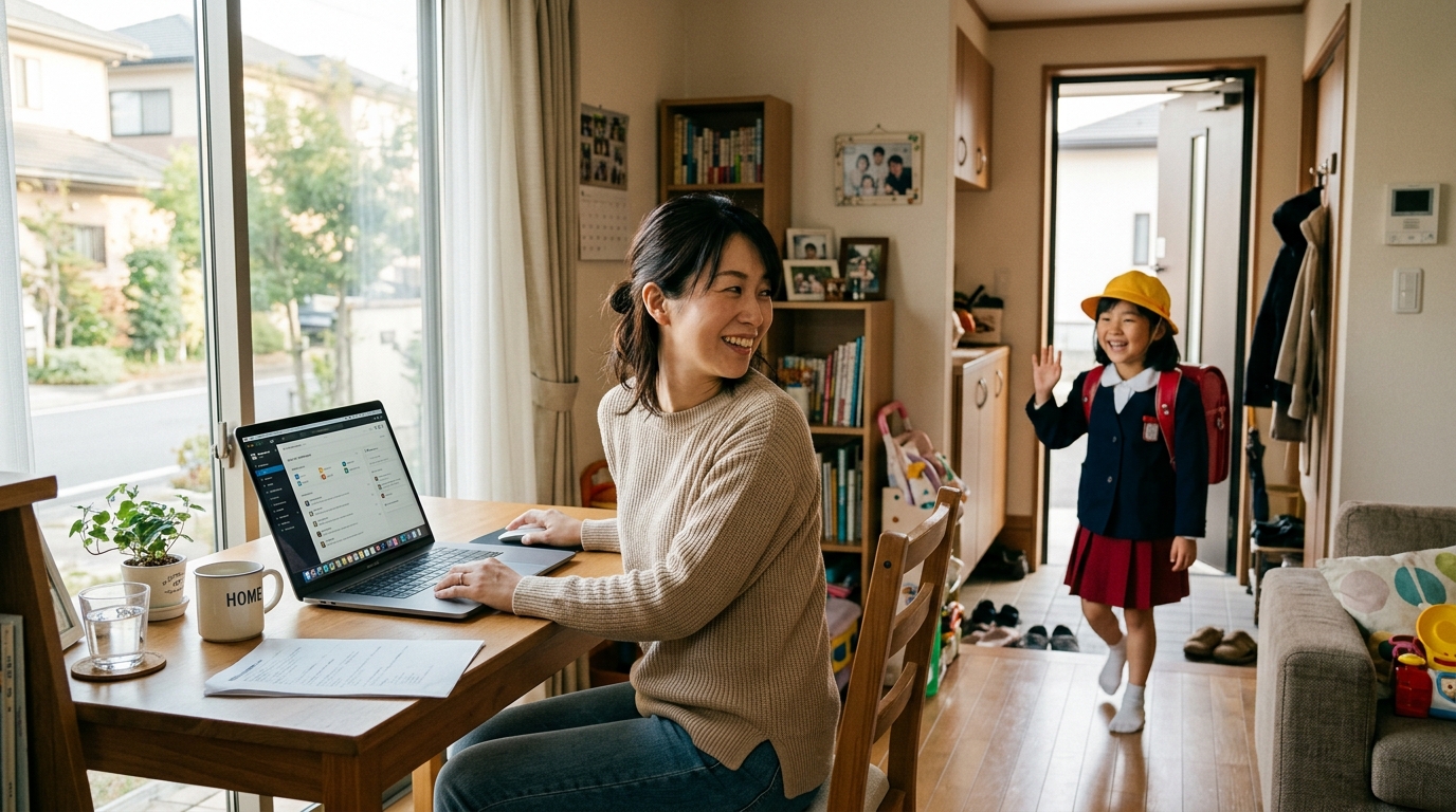時間と場所の自由